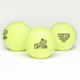 Tennis Captain Personalisiert Keepake Tennisbälle