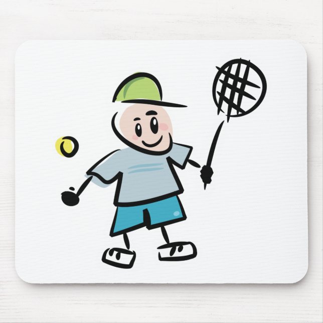 Tennis Cartoon Mouse Pad Mousepad (Vorne)