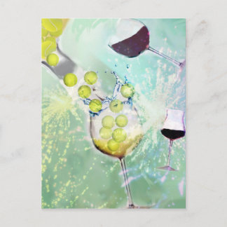 Tennis Celebration Einladungspostkarte