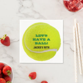Tennis Celebration Haben Sie einen Ball Serviette