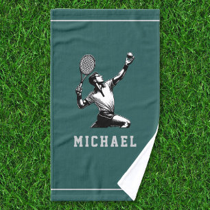 Tennis Champ Sert Pour Titre Nom Personnalisé