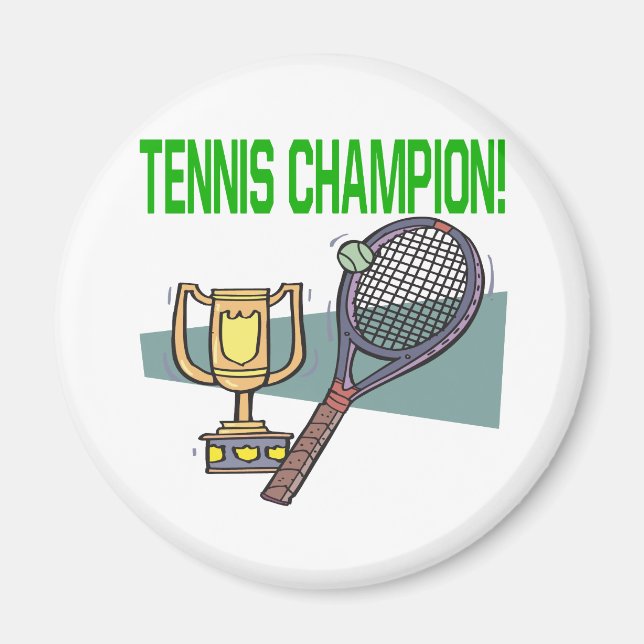 Tennis Champion Magnet (Vorne)