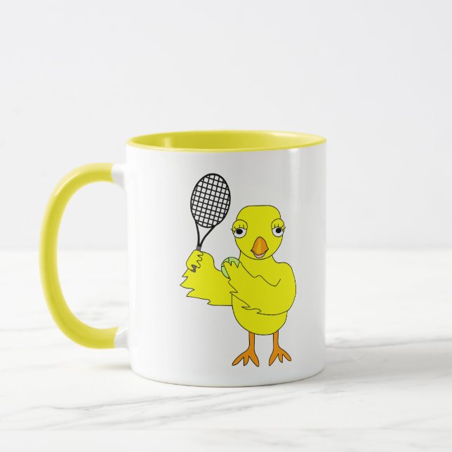 Tennis Chick Mug (Gauche)