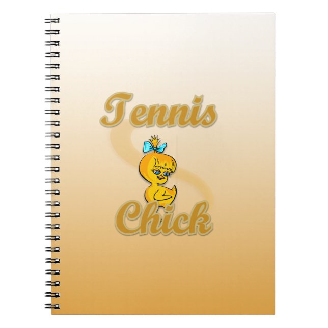 Tennis Chick Notizblock (Vorderseite)
