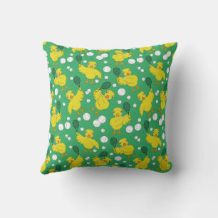 Tennis Chick Pattern Throw Kissen