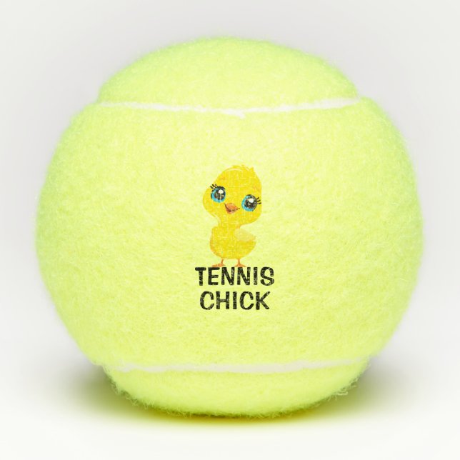 Tennis Chick Tennisbälle (Vorderseite)