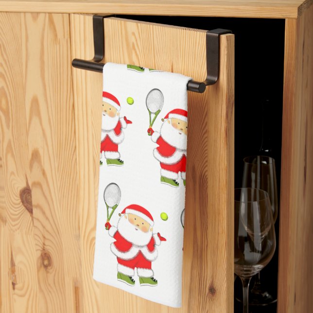 Tennis Christmas Handtuch (Drittel gefaltet)