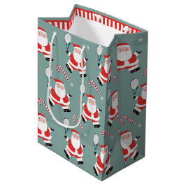 Tennis Christmas Holiday Mittlere Geschenktüte