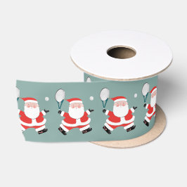 Tennis Christmas Holiday Satinband
