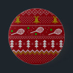 Tennis Christmas Sweater Gezwirntes Muster Red Xma Button<br><div class="desc">Warme und gemütliche Wintertage und Nächte Illustration Design,  mit klassisch gewirktem,  lustig hässlichem Weihnachtspulli mit Tennisschlägern und grünen Tennisbällen,  Steinglocken,  Tannenbäumen und Schneeflocken. Minimalistisches Xmas Sweater Muster festliche Design in hellblau und weiß für Tennisspieler. Tennis Weihnachtsmusterpulli Tennis Xmas Design. Skandi Tennis Weihnachtsgeschenke Weihnachten. Nordisches Tennis-Weihnachtsmuster. Tennis Weihnachtsgeschenke</div>