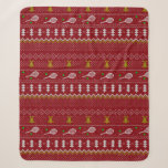 Tennis Christmas Sweater Gezwirntes Muster Red Xma Sherpadecke<br><div class="desc">Warme und gemütliche Wintertage und Nächte Illustration Design,  mit klassisch gewirktem,  lustig hässlichem Weihnachtspulli mit Tennisschlägern und grünen Tennisbällen,  Steinglocken,  Tannenbäumen und Schneeflocken. Minimalistisches Xmas Sweater Muster festliche Design in hellblau und weiß für Tennisspieler. Tennis Weihnachtsmusterpulli Tennis Xmas Design. Skandi Tennis Weihnachtsgeschenke Weihnachten. Nordisches Tennis-Weihnachtsmuster. Tennis Weihnachtsgeschenke</div>