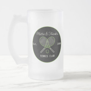 Tennis Club Bar Lounge Mattglas Bierglas