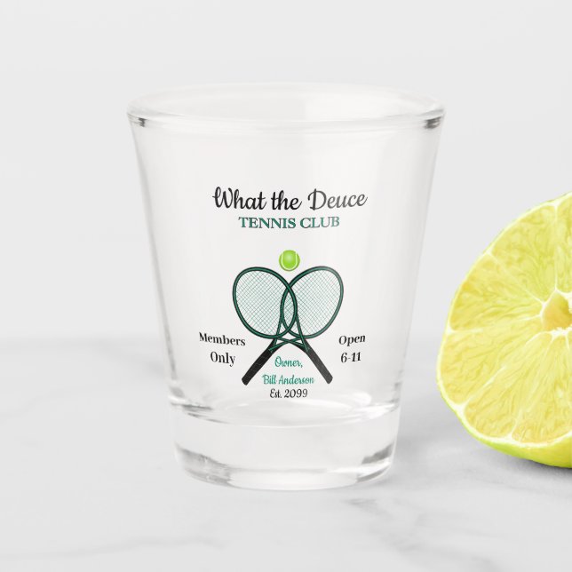 Tennis Club Bar Pub Lounge Bar Schnapsglas (Vorderseite)