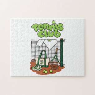 Tennis Club Classic Sports Grafik – Grünes Tennis 