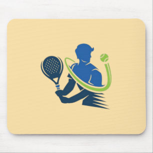 Tennis-Club-Logo - Dynamische Aktion, Sportstil Mousepad
