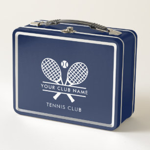 Tennis Club Nam Team Spieler individuell hinzufüge Metall Brotdose