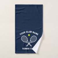 Tennis Club Personalisiert Name Navy Blue