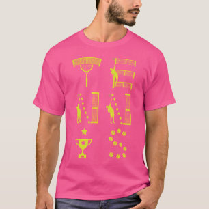 Tennis Club Sporthafen Matratze Ball Racket G T-Shirt