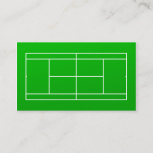 Tennis Coach Business Card Visitenkarte