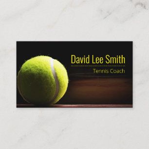 Tennis-Coach Business Card Visitenkarte