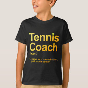 Tennis Coach Design für Männer Frauen Tennis 10 T-Shirt