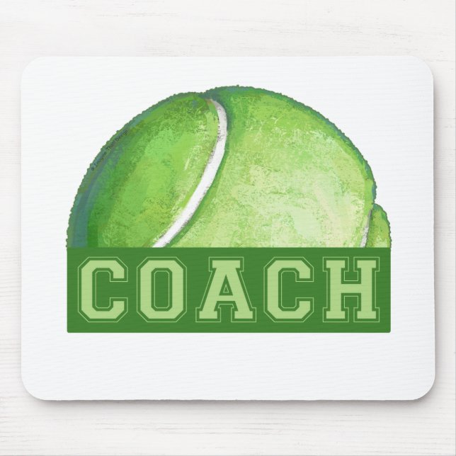 Tennis Coach Mousepad (Vorne)