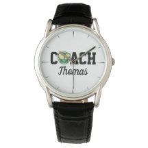 Tennis Coach Player's Name Rackets & Ball Athletic