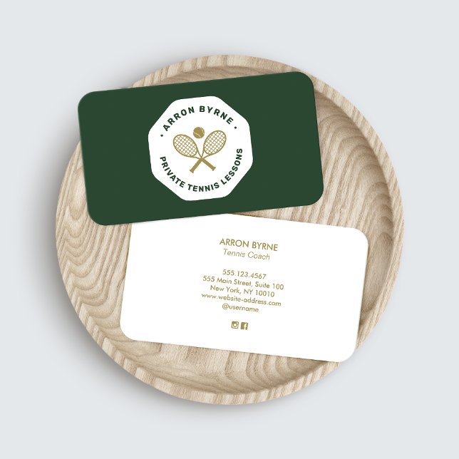 Tennis Coach Visitenkarte (Von Creator hochgeladen)