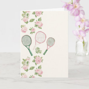 Tennis Collage Geburtstag Karte