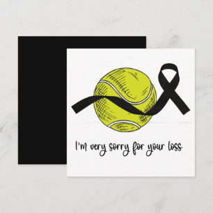 Tennis Condolences Entschuldigung für Ihren Verlus