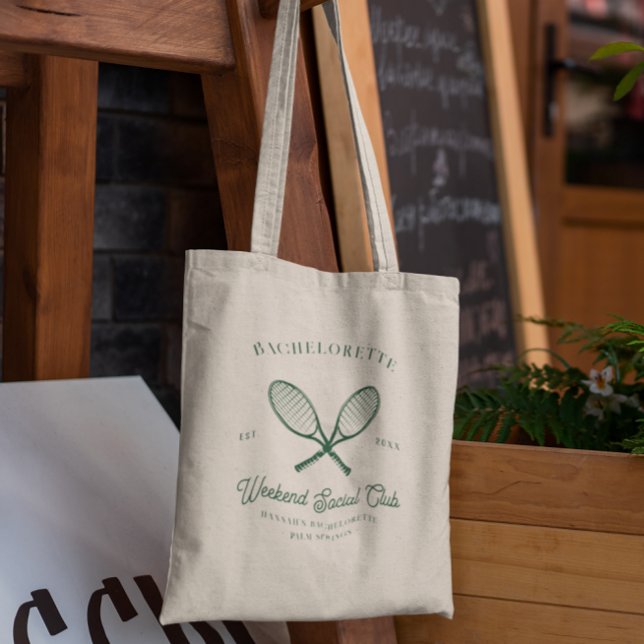 Tennis Country Club | Bachelorette Tragetasche (Von Creator hochgeladen)