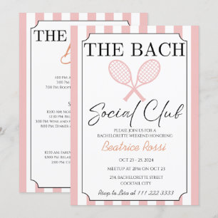 Tennis Country Club Bacheloretto Einladung