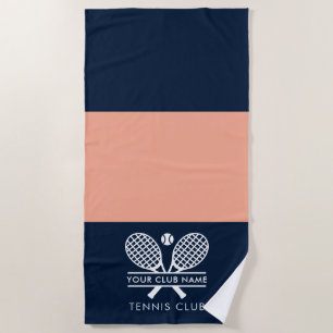 Tennis Country Club Name Farbbereich Strandtuch