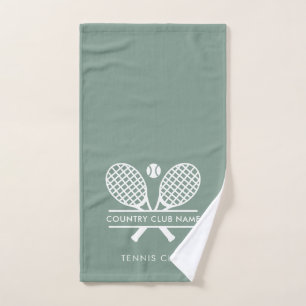 Tennis Country Club Name Team Spieler individuell Handtuch