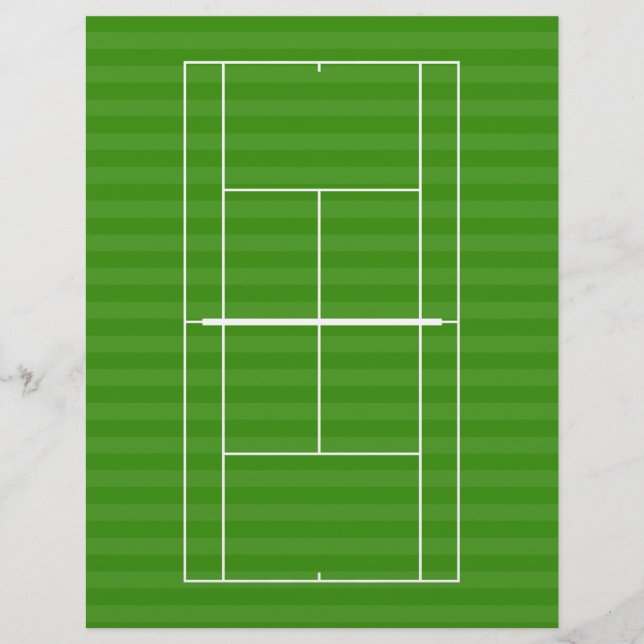 TENNIS COURT LINE MARKING Flyer (Vorne)