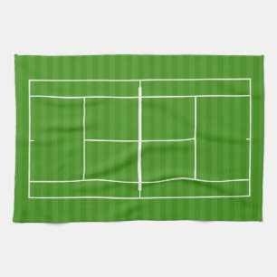 TENNIS COURT LINE MARKING GESCHIRRTUCH