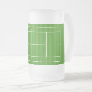 TENNIS COURT LINE MARKING MATTGLAS BIERGLAS