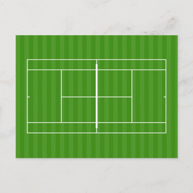 TENNIS COURT LINE MARKING POSTCARD POSTKARTE (Vorderseite)
