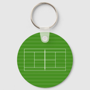 TENNIS COURT LINE MARKING SCHLÜSSELANHÄNGER