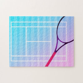 Tennis Court Racket Giro del Malcantone Lila