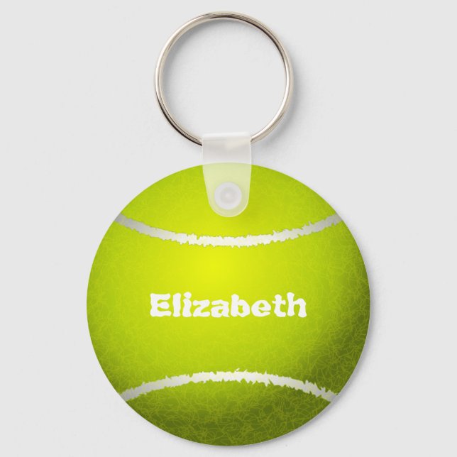 Tennis Custom Ball Schlüsselanhänger (Vorderseite)