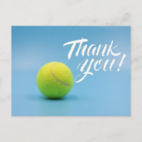 Tennis Danke, dass ihr eine Karte mit blauem Ball 