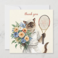 Tennis Danke, dass ihr Katze für Katzenliebhaber s