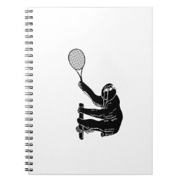 Tennis, das Trägheit - Trägheit mit Notizblock