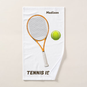 Tennis de nom et de texte personnalisés