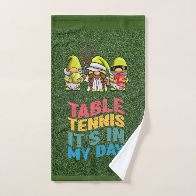 Tennis De Table (Serviette à main)