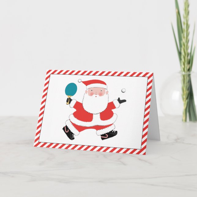 Tennis de table Ping-Pong Cartes de fin de année d (Devant)