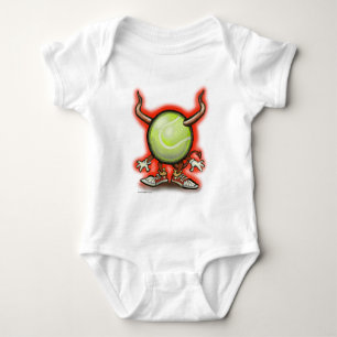 Tennis Demon Baby Strampler