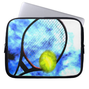 Tennis-den ganzen Tag Schmutz-Art Laptopschutzhülle