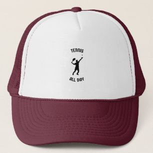 Tennis den ganzen Tag Truckerkappe